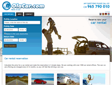 Tablet Screenshot of olacar.com